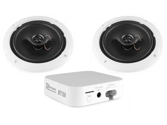 Power Dynamics WT10SET Modulo receptor WIFI amplificado + 2 altavoces marinos 952502 Descuento
