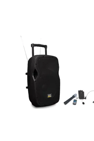 Solo Por Tiempo Limitado AMS A 151 TB MKII ALTAVOZ TROLEY 200W 15" USB/SD/BT