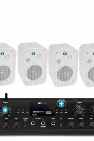 Súper Precio EQUIPO DE SONIDO PASADENA 50 WHITE HILO MUSICAL 6 ZONAS - 6 altavoces 5 pulgadas