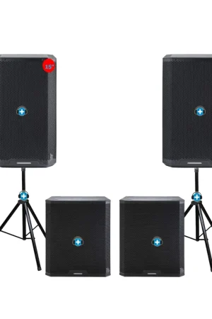 Precio Bajo Pack Audiophony Carbon 2.2 Extreme | Pack DJ & Eventos (2x15" + 2x18")