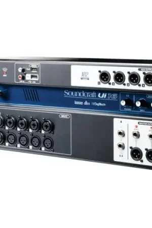 SOUNDCRAFT Ui-16 Sistema compacto de Mezcla Digital 16 entradas con control Wi-Fi Solo Por Tiempo Limitado