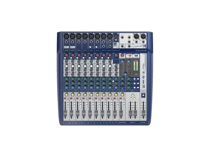 SOUNDCRAFT SIGNATURE 12 Mesa de Mezcla Analógica 12 canales con efectos y USB 2:2 i/o Promoción