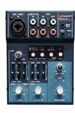 Compra Ahora MARK MAX 3 BT Mezclador/interfaz audio PC/Mac. 2 canales.