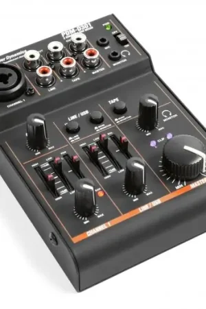 Novedad Power Dynamics PDM-D301 mezclador 3 canales USB y Tarjeta de sonido 172600