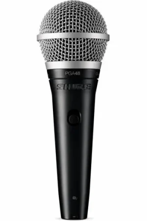 SHURE PGA48 XLR Micrófono cardioide dinámico para voces Popular