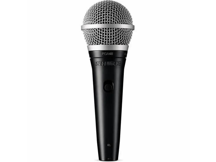 SHURE PGA48 XLR Micrófono cardioide dinámico para voces Popular