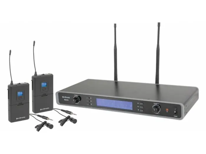 Oferta Flash CITRONIC RU-210N Microfono Inalambrico Doble de Diadema 171971