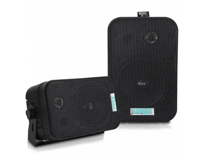 PYLE PRO PDWR40B PAREJA ALTAVOCES PASIVOS 5' EXTERIOR NEGROS 4 OHM Envío Inmediato