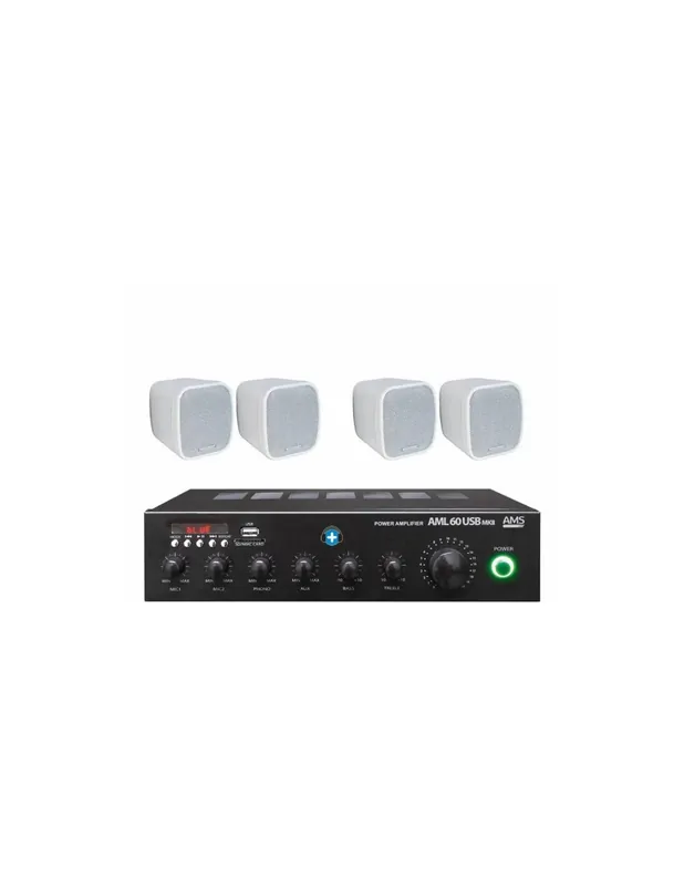 Pack Tienda 10040 - Hilo musical con altavoces en Color Blanco Rebajas