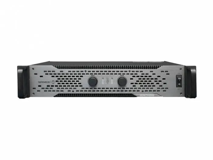 Última Oportunidad WORK Pro ZENITH 2500 Amplificador audio