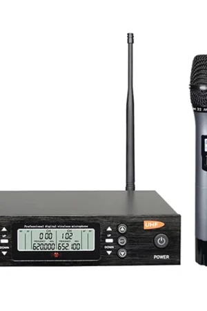 AMS MU 322 + MM 22 Sistema inalámbrico UHF de 200 canales Económico