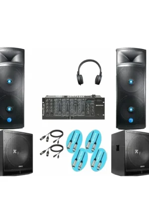 Súper Precio Pack IOWA DJ POWER MKII - Equipo de sonido con 6600w