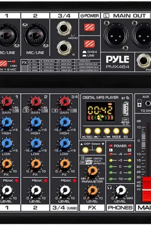 Pyle PMX464 Mesa de Directo de 4 canales Descuento