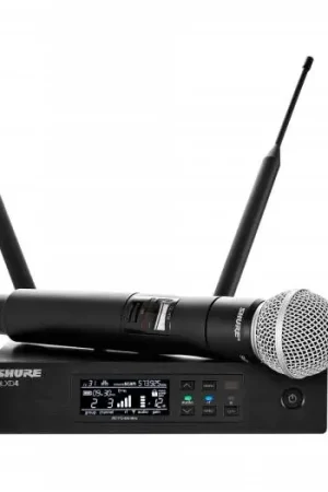 SHURE QLXD24E/SM58 H51 Sistema inalámbrico SM58 de mano con receptor. H51 534-598 MHz Pago Seguro