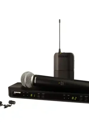 Garantía De Devolución De Dinero SHURE BLX1288E/W85 K3E Combo Inalámbrico SM58 y Lavalier WL185