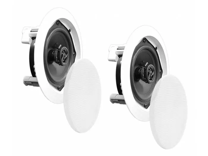 Imprescindible (Must-Have) PYLE PDIC61RD - Pareja de altavoces de techo de 6.5 pulgadas
