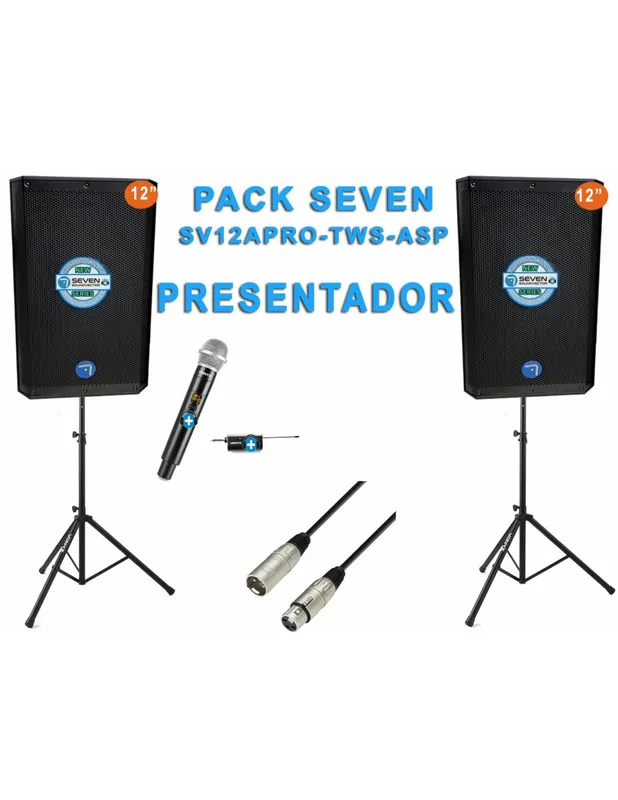 PACK SEVEN PASV-12 A PRO-TWS-ASP- VOCALISTA Favorito De Clientes