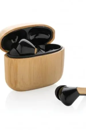 Descuento Auriculares TWS de bambú y plástico reciclado RCS