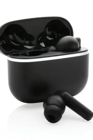 Auriculares RCS de plástico reciclado Swiss Peak TWS 2.0 Precio De Fábrica