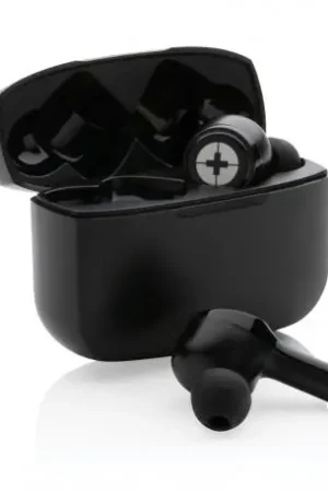 Auriculares RCS de plástico reciclado Swiss Peak ANC TWS No Te Lo Pierdas