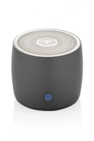 Certificado Altavoz de graves de 3W de aluminio reciclado Swiss Peak RCS