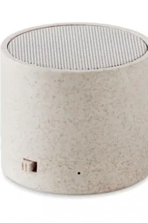 Altavoz inalámbrico paja trigo Round bass+ Mejor Precio