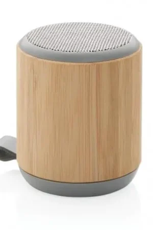 Altavoz inalámbrico de bambú y tela de 3W Envío Gratis