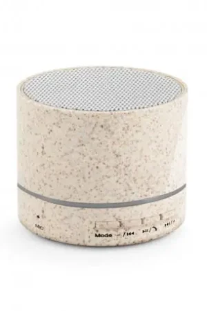 Altavoz portátil de 3 w con 4 h 30 min de autonomía en fibra de paja y abs reciclado 100% rabs Relineu Última Oportunidad