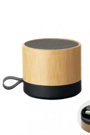 Altavoz inalámbrico 3w Recar bamboo Oferta De Temporada