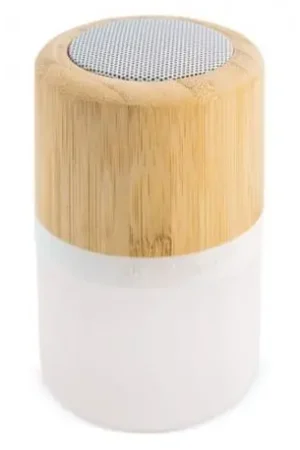 Altavoz luminoso de bambú turín Oferta Flash