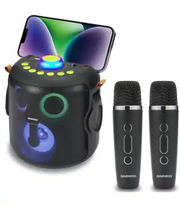 Rebajas Altavoz con bluetooth daewoo karaoke dw3008/ 15w/ 1.0
