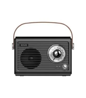 Alta Calidad RADIO PORTATIL SAVIO RS-01 BLACK-BROWN
