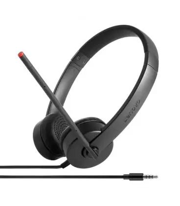Últimas Unidades Lenovo Stereo Analog Auriculares Negros