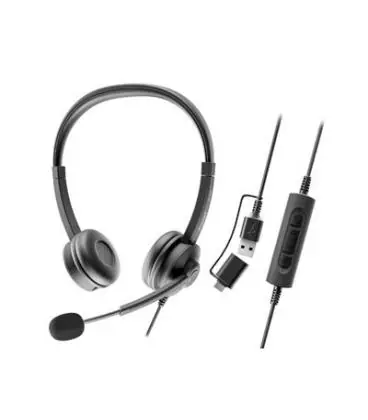 AURICULARES AXTEL FLOW STEREO USB-C + USB-A Rebajas