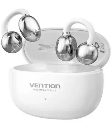 Auriculares bluetooth vention echo clip a11 pro con estuche de carga/ autonomía 6h/ blancos Disponible Ahora