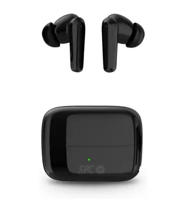 Auriculares bluetooth spc ether 2 pro con estuche de carga/ autonomía 6.5h/ negros Imprescindible (Must-Have)