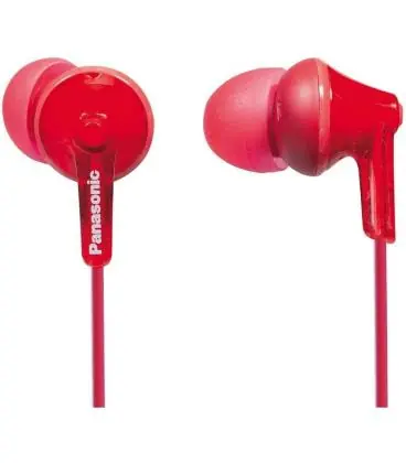 Precio Bajo Auriculares intrauditivos panasonic rp-hje125/ jack 3.5/ rojos