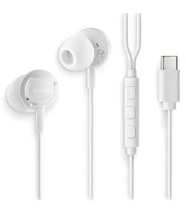 Popular Auriculares intrauditivos ngs cross step/ con micrófono/ usb tipo-c/ blancos