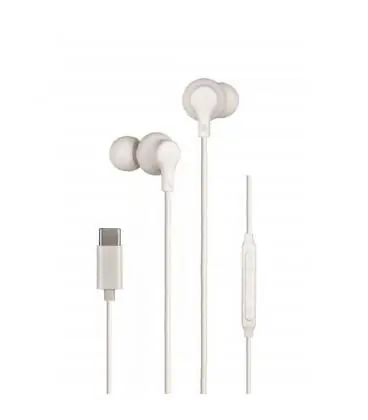 Popular Auriculares intrauditivos daewoo dw2016/ con micrófono/ usb tipo-c/ blancos