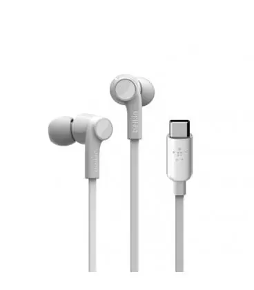 AURICULARES BELKIN ROCKSTAR BLANCO CONEXION TIPO C Barato