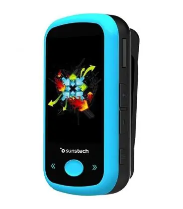 Reproductor mp4 sunstech ibizabt/ 8gb/ pantalla 1.8'/ radio fm/ azul Envío Exprés