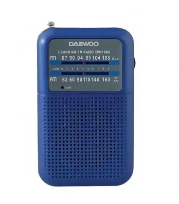 Radio portátil daewoo dw1008/ azul Mejor Precio