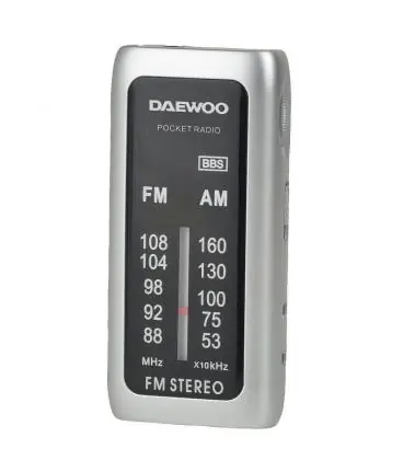 Radio portátil daewoo dw1129/ plata Pago Seguro