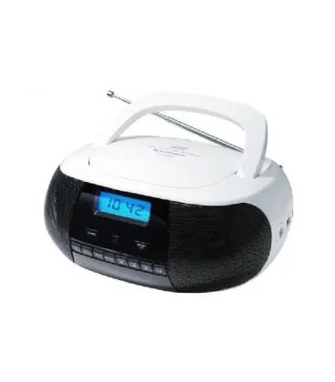 A Buen Precio Radio cd sunstech crusm400wt white - 2*1w rms - cd/r/rw/mp3/wma - fm - usb/aux-in - pantalla lcd