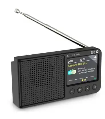 Radio portátil spc jetty lite dab+/ negra Devolución Gratuita