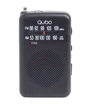 Oferta Limitada Radio Portátil Qubo R-S1/ a Pilas/ Negra
