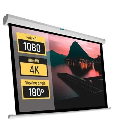 Iggual pantalla eléctrica 4:3 100" 180x180 cm Marca Reconocida