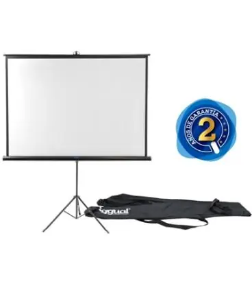 iggual Pantalla Mural 200x200 cm con Trípode+bolsa Oferta