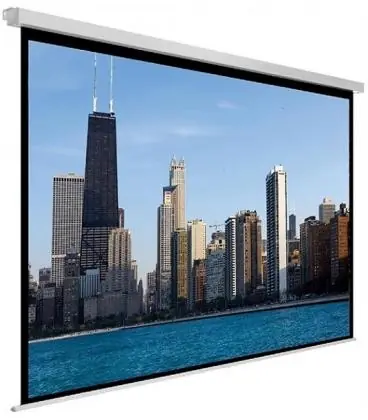 PANTALLA PROYECTOR MANUAL PLUSSCREEN NUBI 4:3 170X127 84" BORDES NEGROS Garantía De Devolución De Dinero