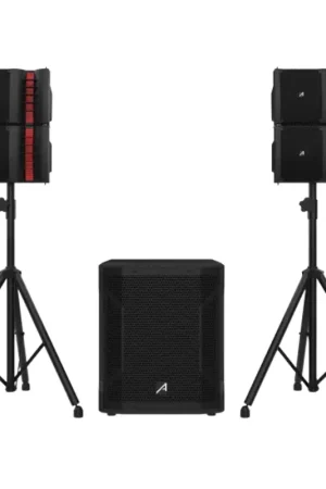 Disponible Ahora AUDIBAX SEATTLE 1000 SISTEMA PA LINE ARRAY BLUETOOTH + SOPORTES